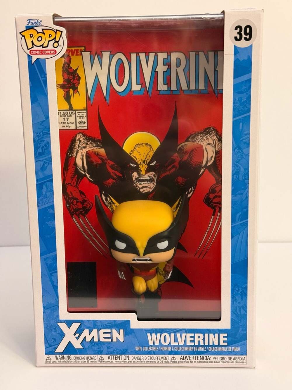 Funko Pop! Comic Covers Marvel X-Men Wolverine #39 Vinyl Figure